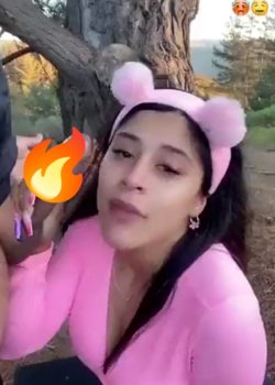 Jovencita Traviesa Traga Lechita En El Monte 6